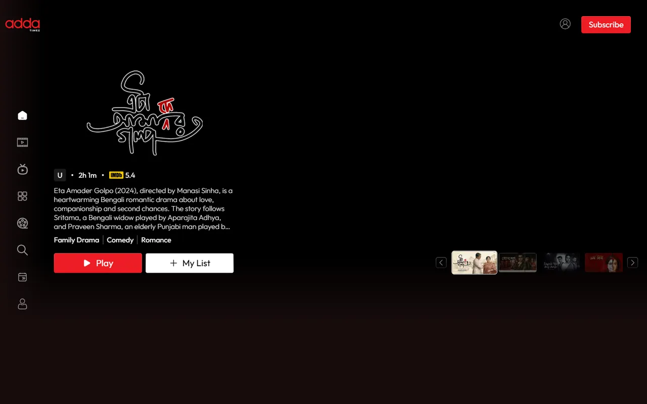 Addatimes homepage screenshot
