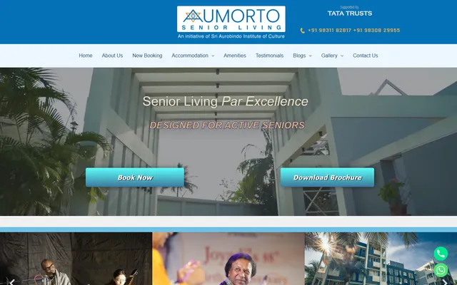 Aumorto homepage