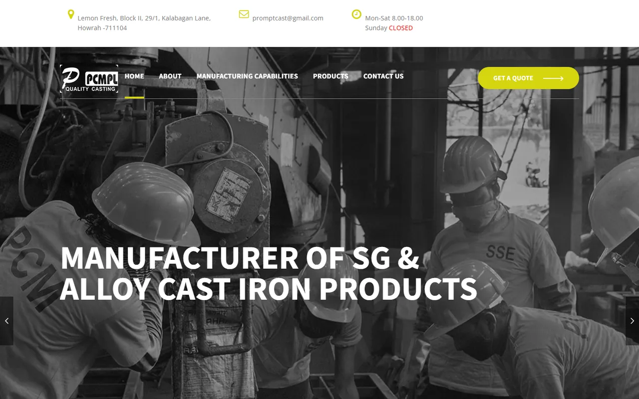 PromptCastMech homepage screenshot